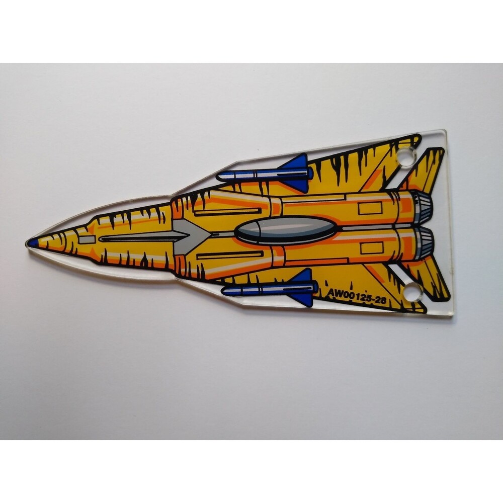 Capcom Airborne Pinball Playfield Plastic Fighter Jet Spaceship AW00125-28